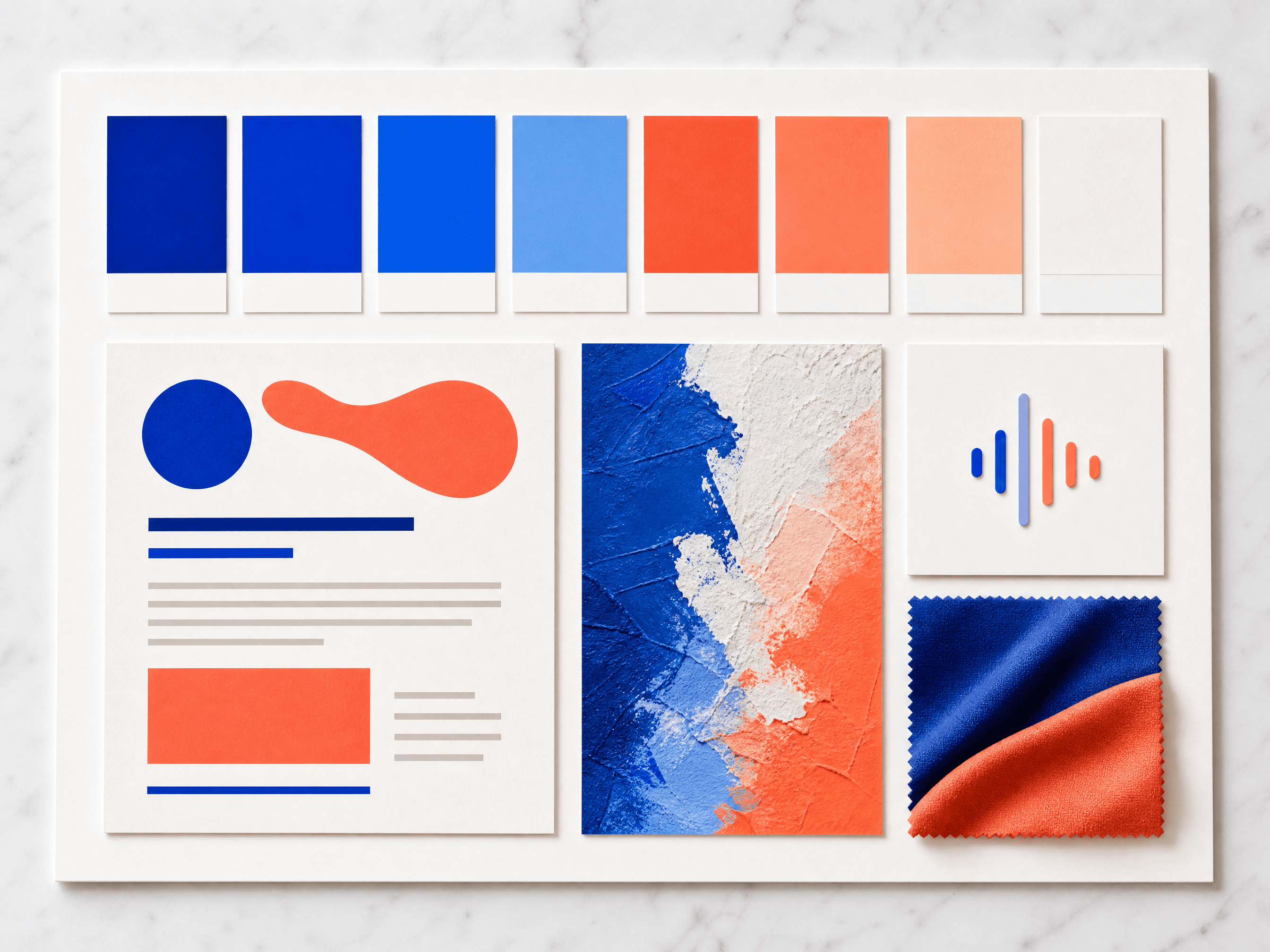 Brand moodboard example