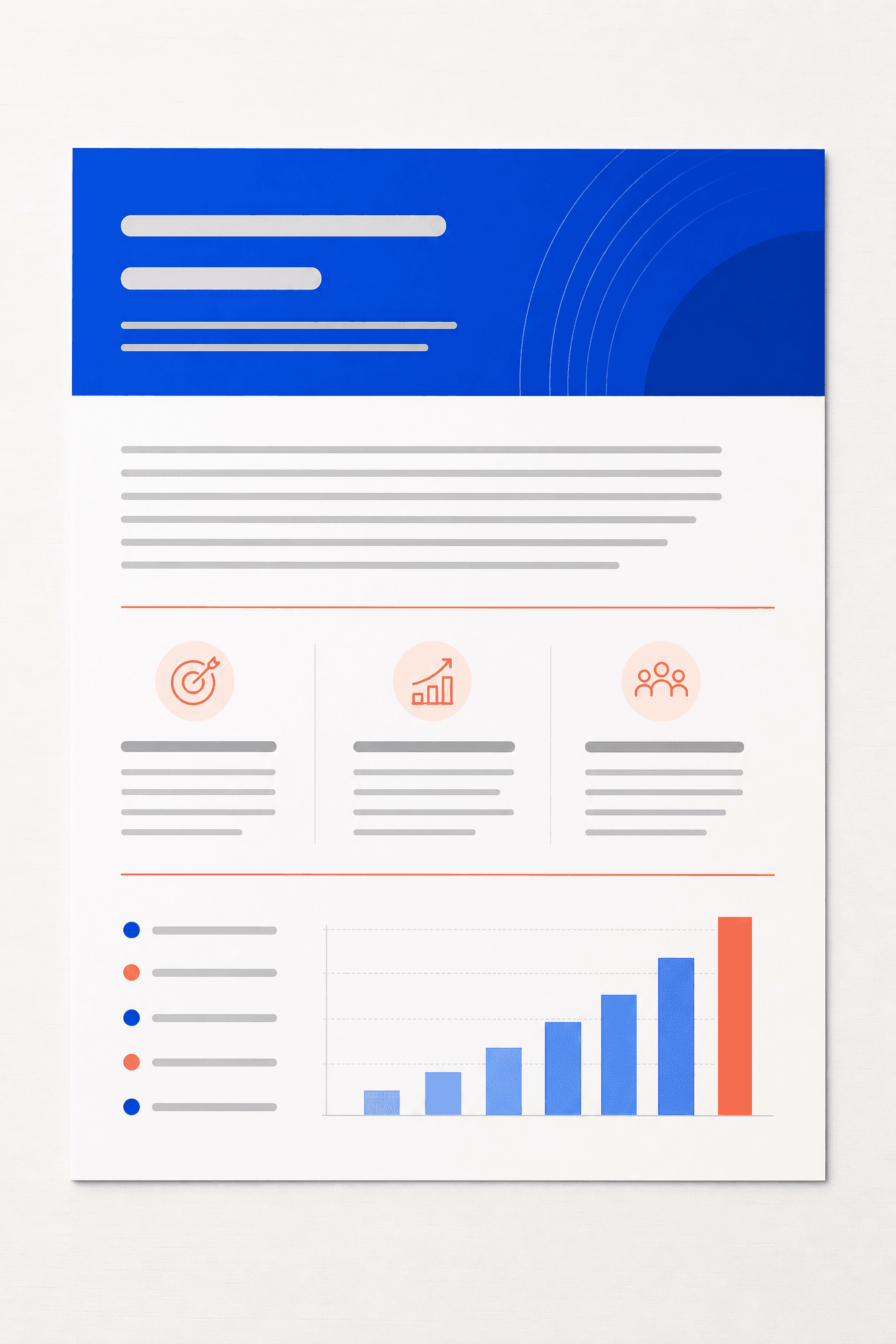 Pitch one-pager example