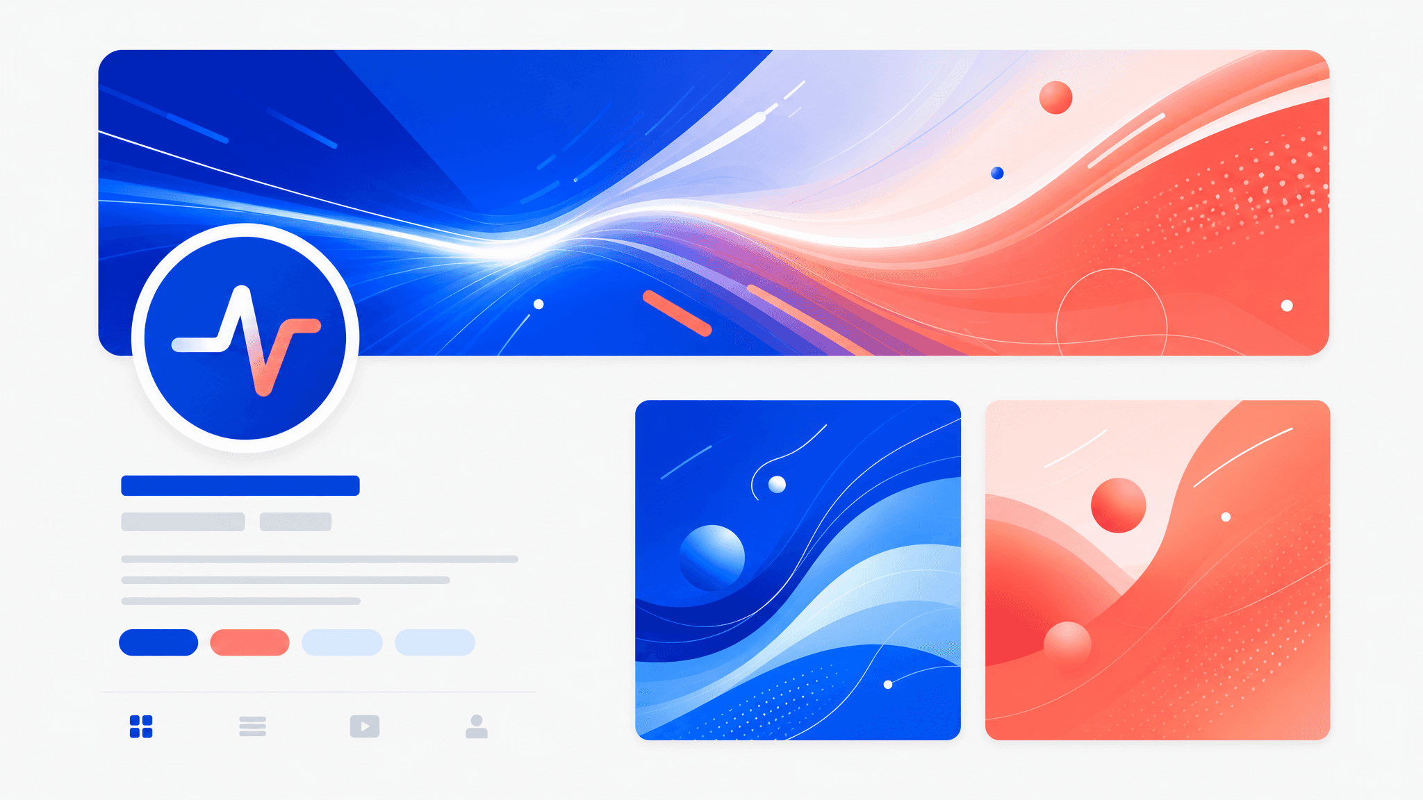 Social profile kit example