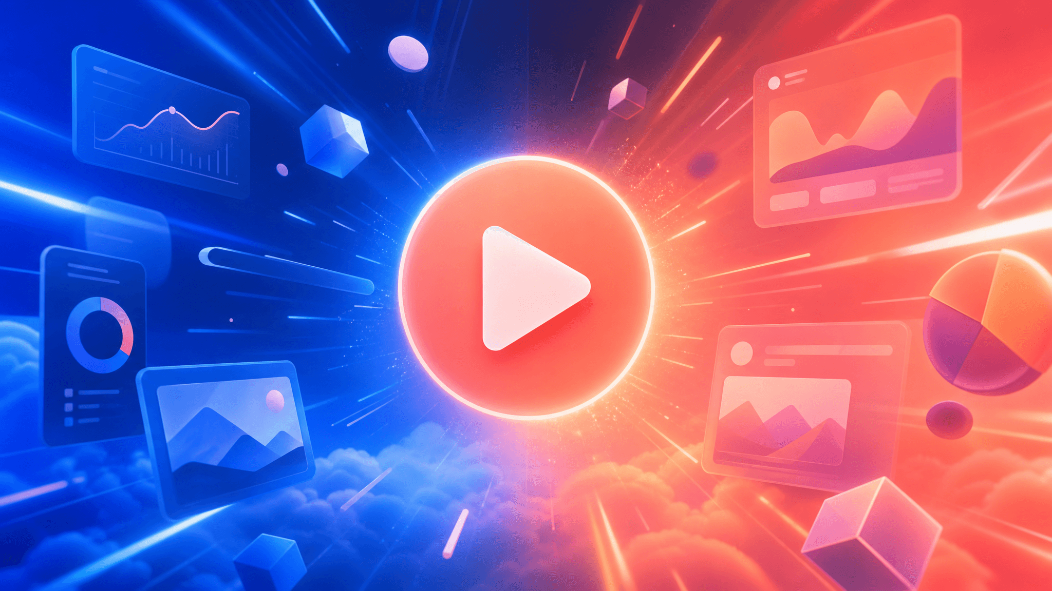 Promo reel cover keyframe for a launch