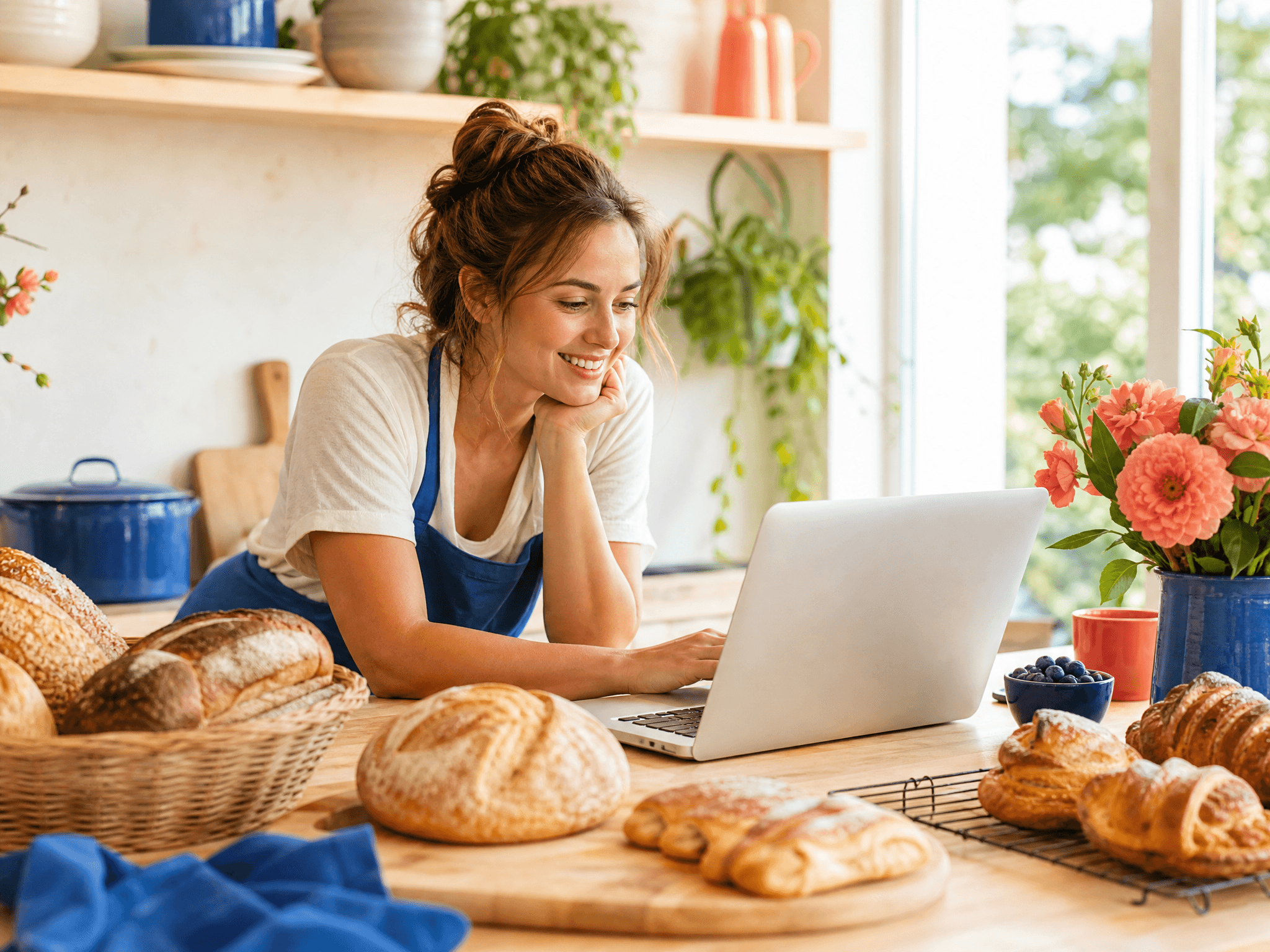 Home baker going online